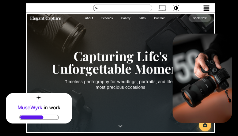 MuseWyrk Website Example